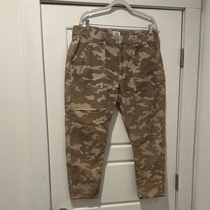 Citizens Of Humanity Tan Camo Cargo Pants
